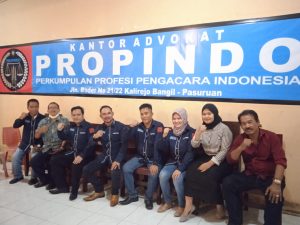 Pengurus DPC Propindo Kabupaten Pasuruan